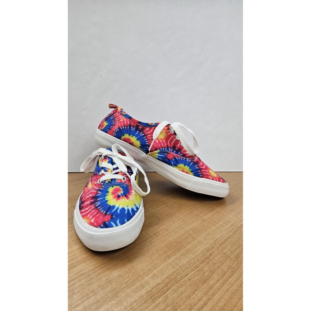 Love83 Shoes Womens Size 9 Tie Dye Canvas Lace Up Low Top Casual Sneakers